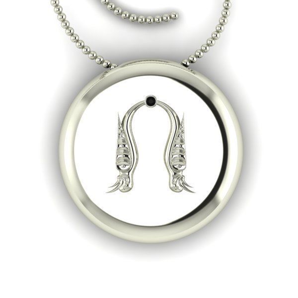 Bird-calligraphy pendants Vo 3D print model_13