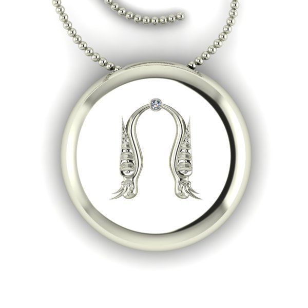 Bird-calligraphy pendants Vo 3D print model_12