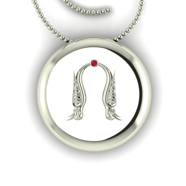 Bird-calligraphy pendants Vo 3D print model_14