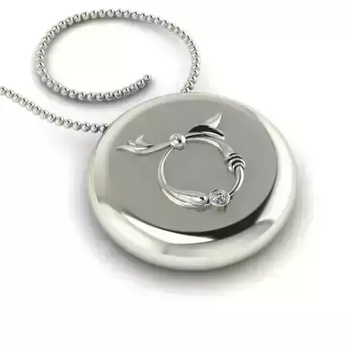 Bird-calligraphy pendants Ts