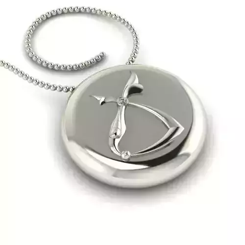 Bird-calligraphy pendants Tch