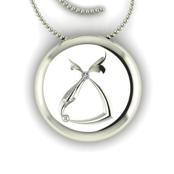 Bird-calligraphy pendants Tch 3D print model_12