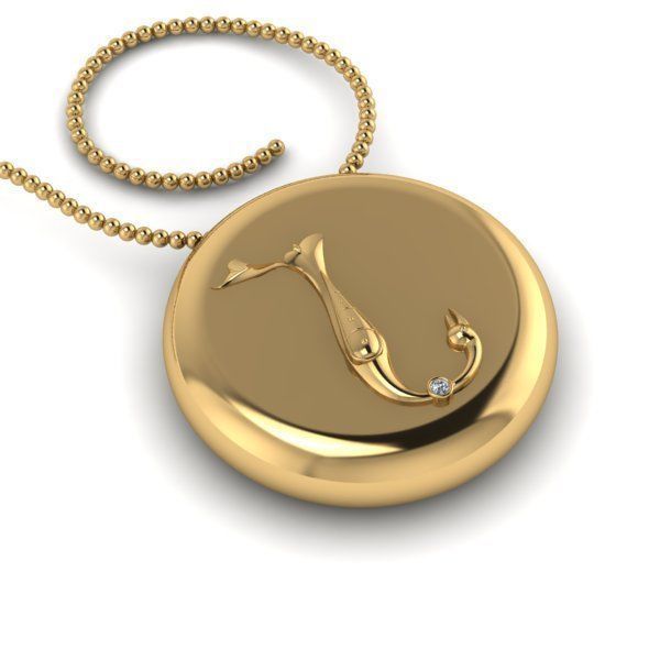 Bird-calligraphy pendants N 3D print model_27
