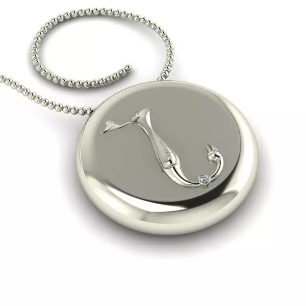 Bird-calligraphy pendants N 3D print model_0