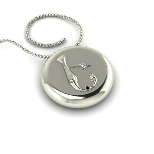 Bird-calligraphy pendants E 3D print model_24