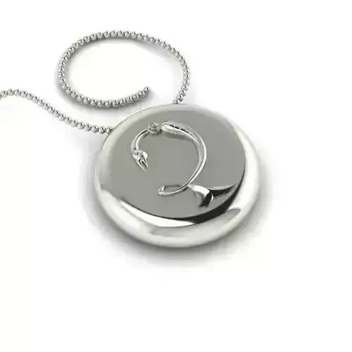 Bird-calligraphy pendants Dz