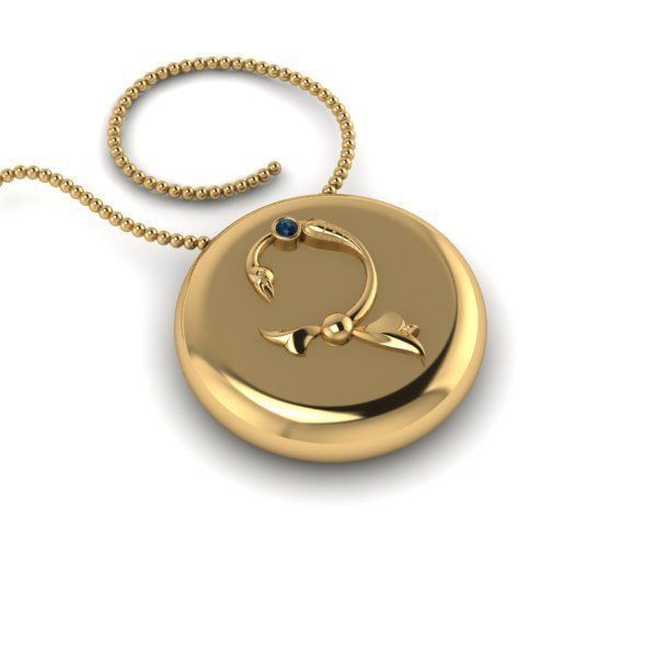 Bird-calligraphy pendants Ch 3D print model_26