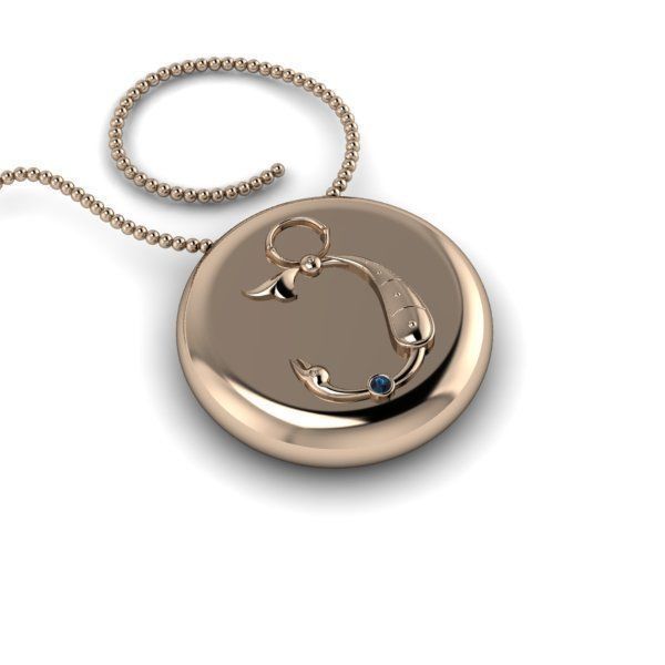 Bird-calligraphy pendants C 3D print model_19