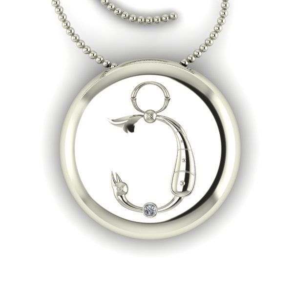 Bird-calligraphy pendants C 3D print model_12