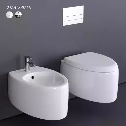 Scarabeo Ceramiche Moai Wall-Hung WC