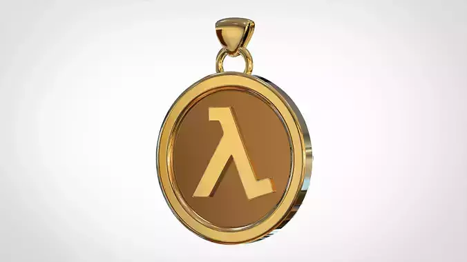 Half-Life 1 Logo Pendant 3D print model