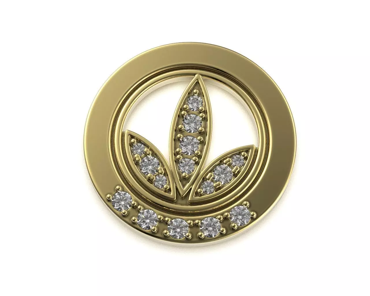 Gold sign 9134 3D print model_0