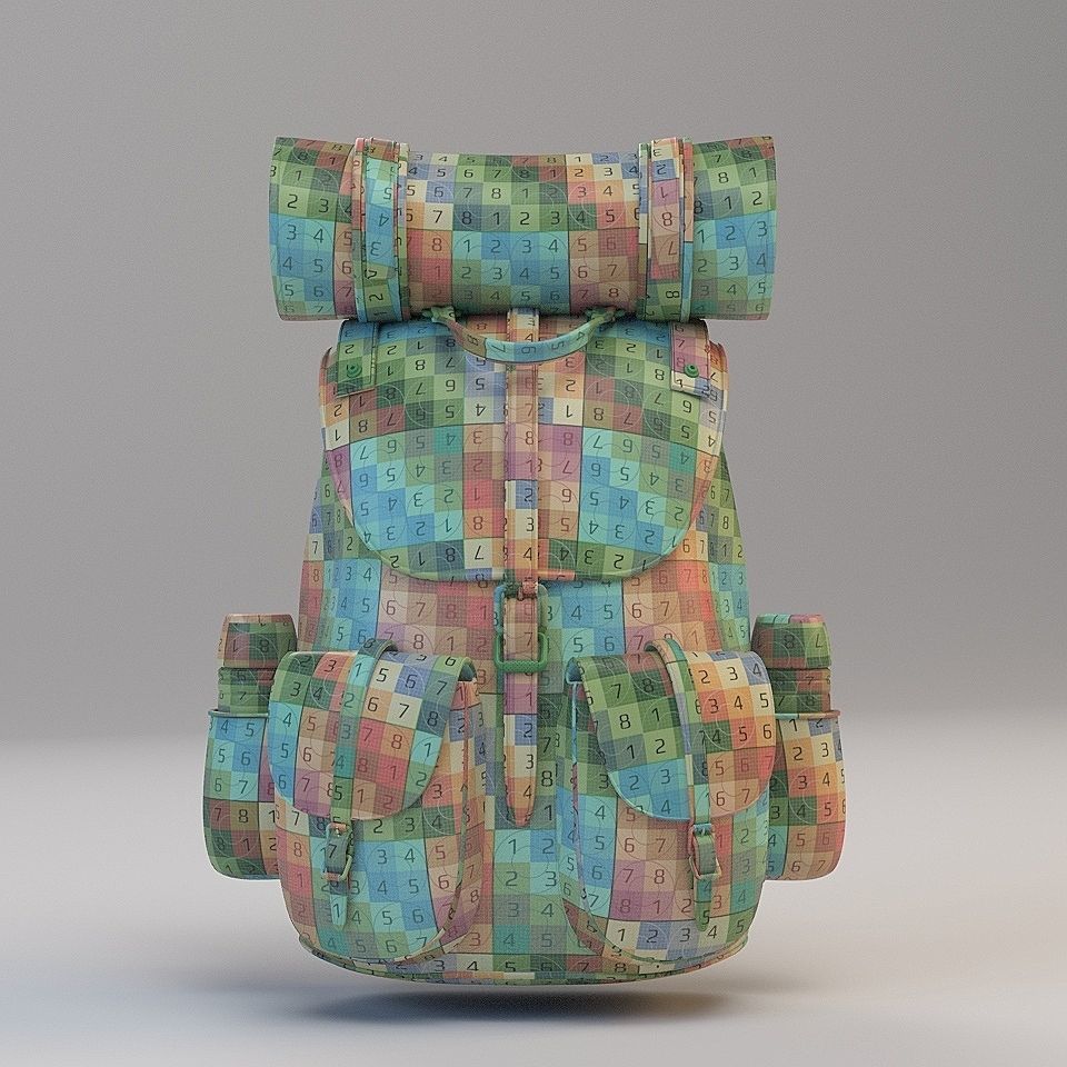 Traveler Backpack 3D model_6