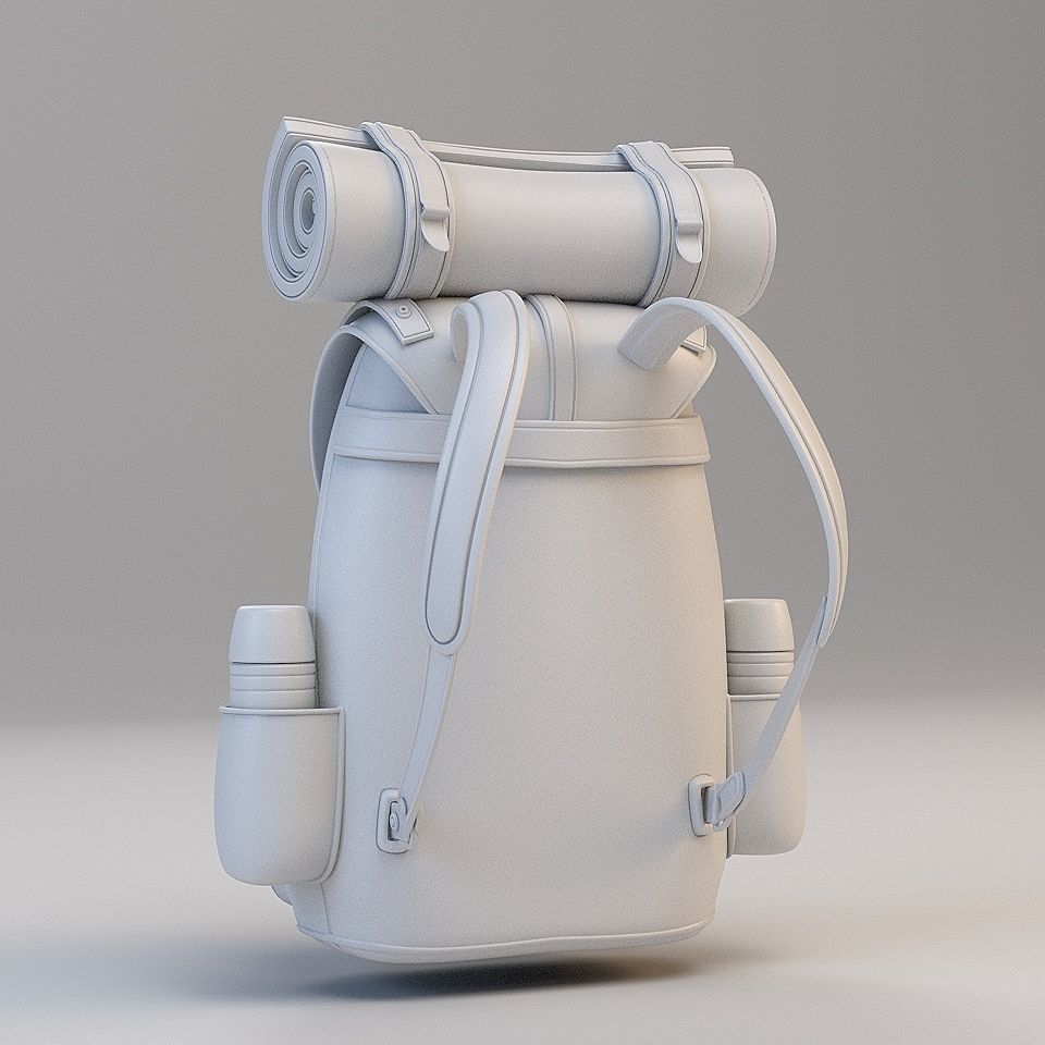 Traveler Backpack 3D model_2