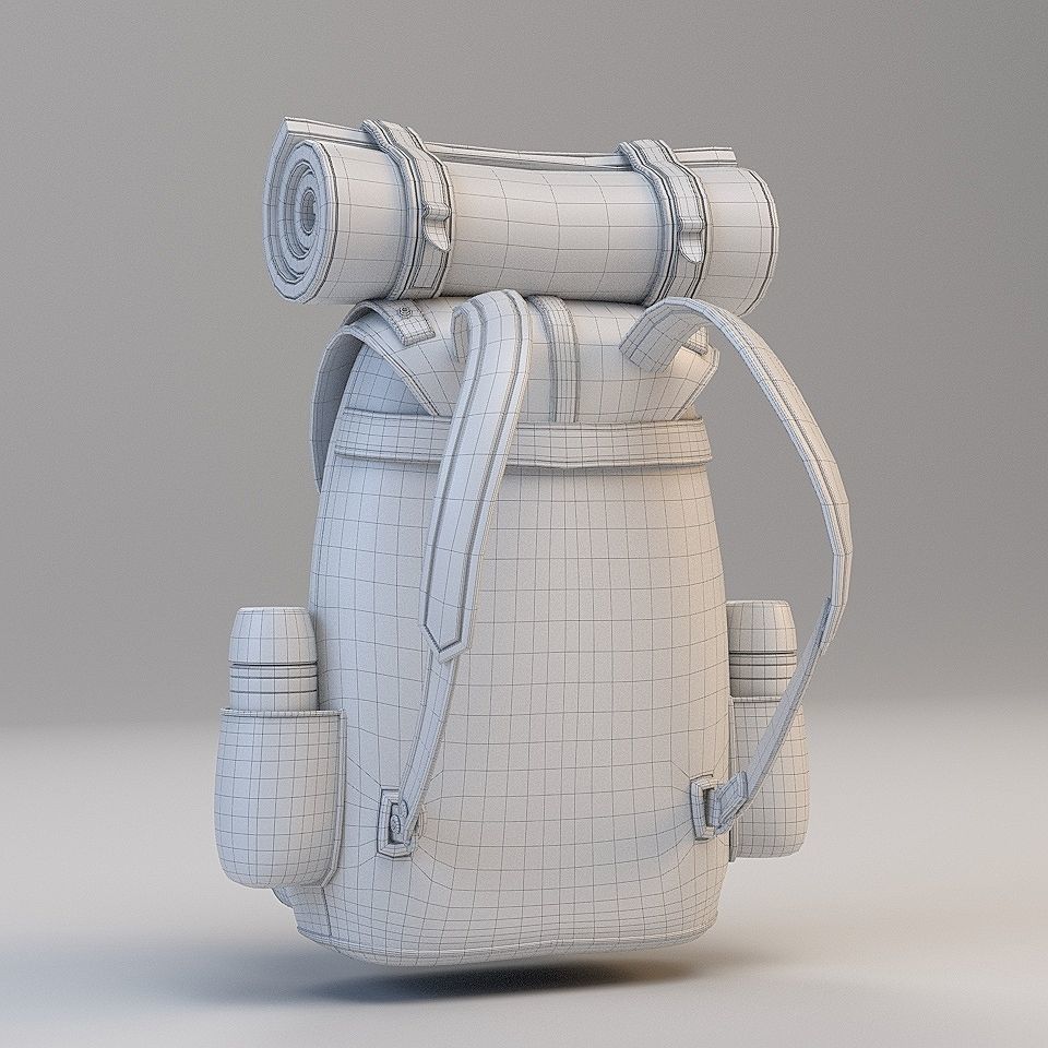 Traveler Backpack 3D model_5