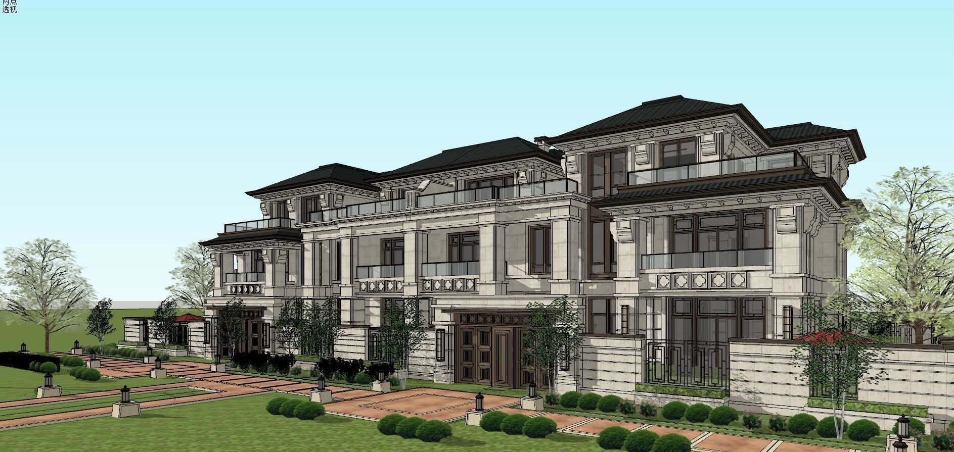 The Louvered House 3D model_5