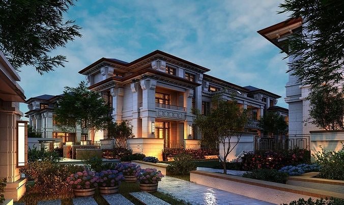  The Louvered House 3D model