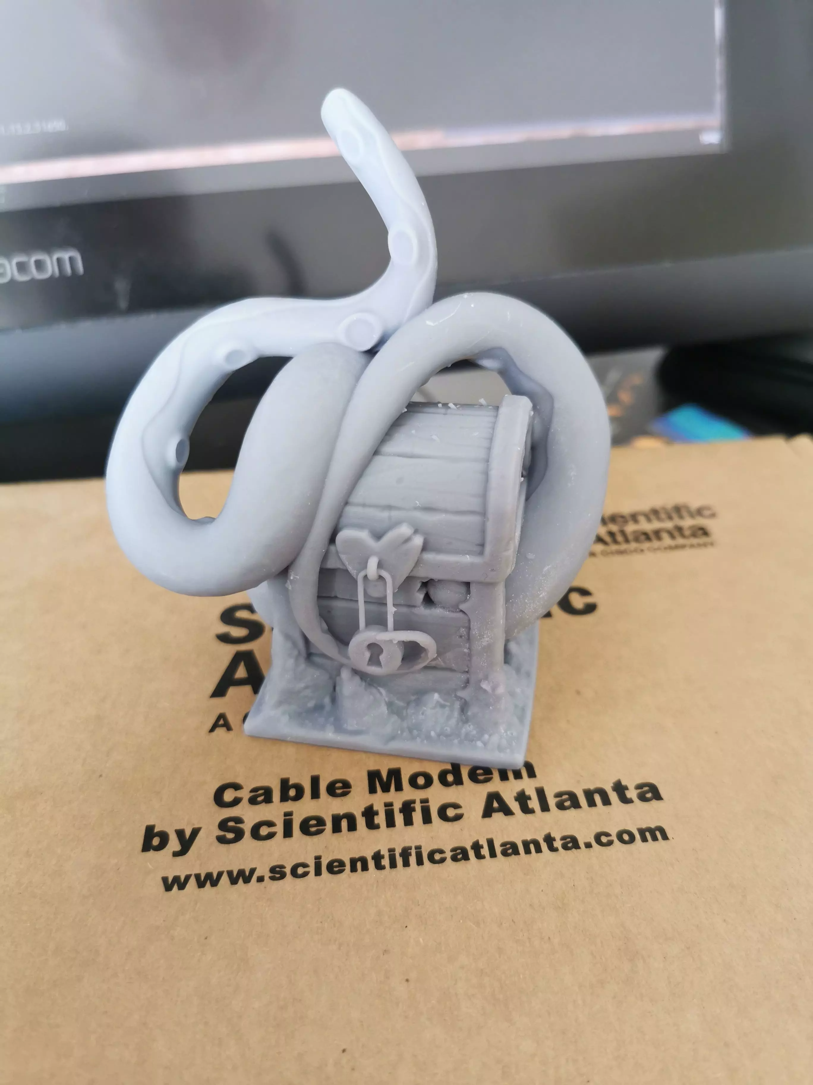 Monster Chest 3D print model_0