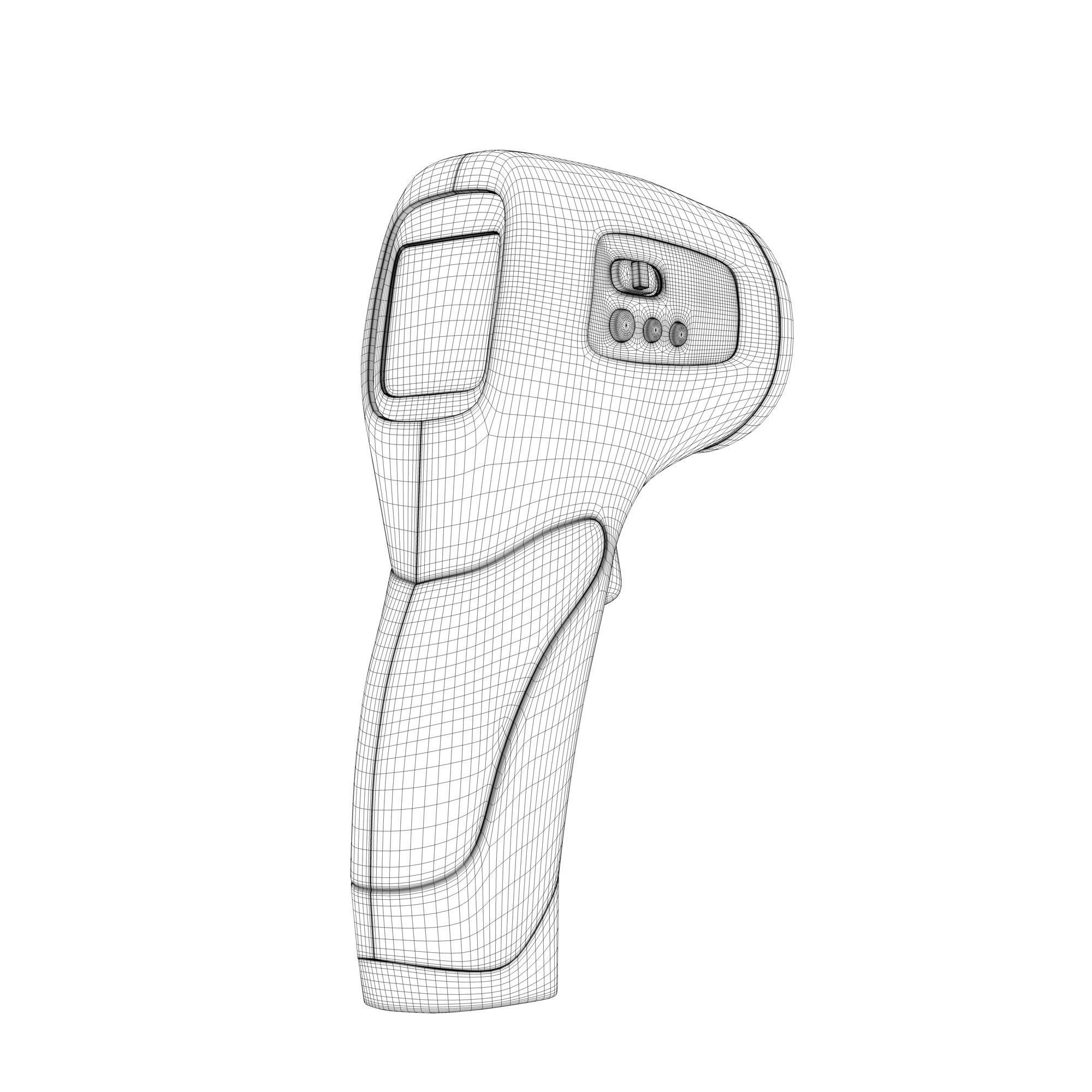 Infrared thermometer 3D model_6