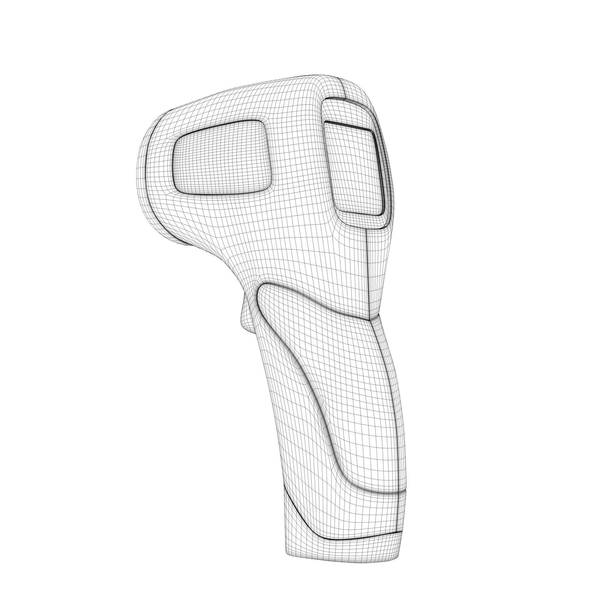 Infrared thermometer 3D model_9