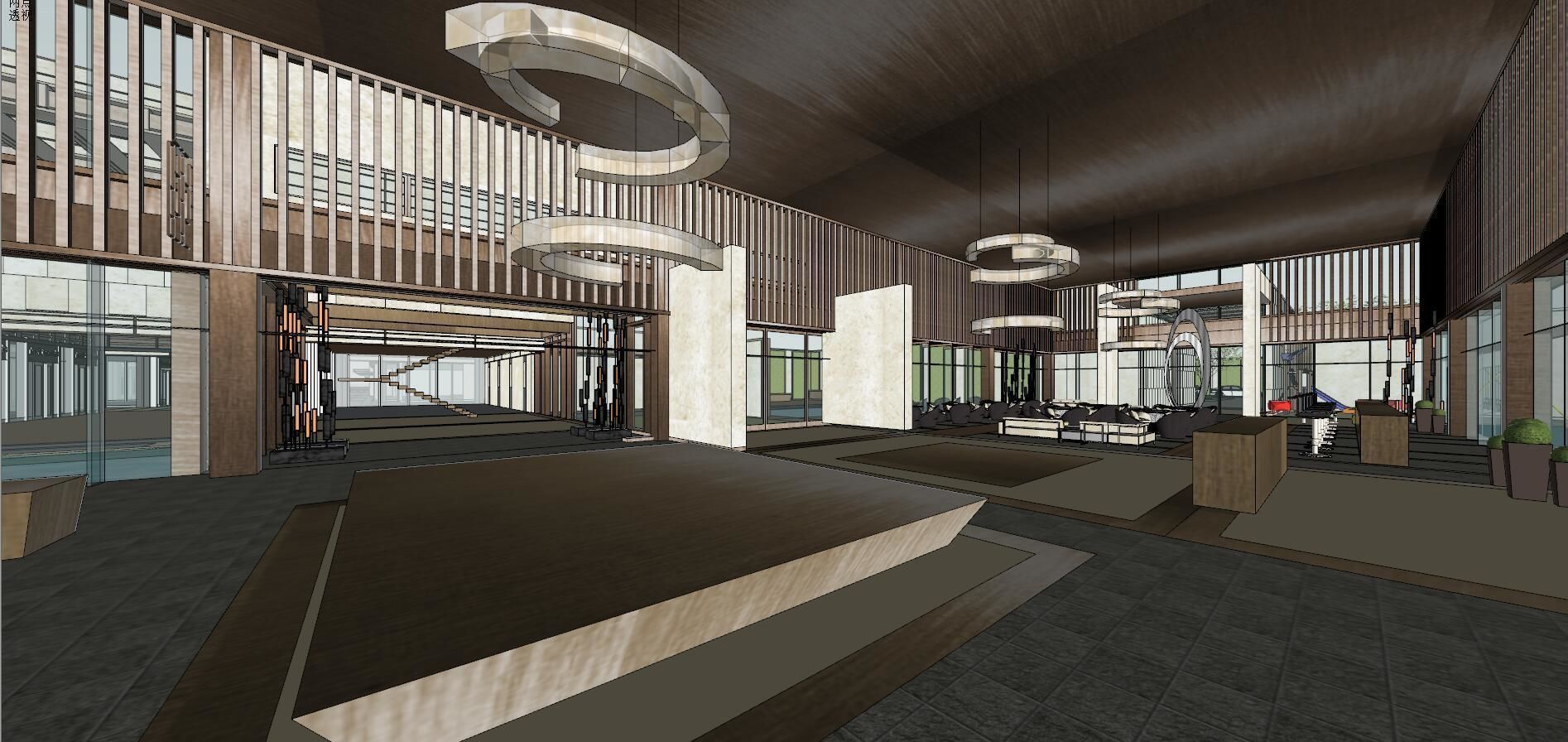 building Commercial streets 3D model 3D model_9