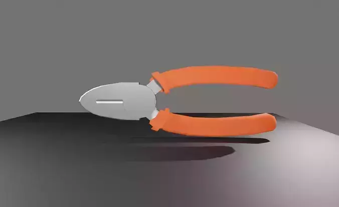 Cutting Pliers Tool Workshop - Ferramenta Alicate de Corte Low-poly 3D model
