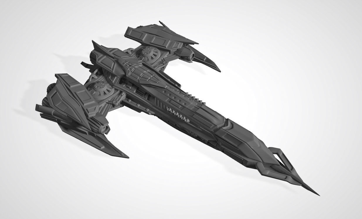 Spaceship 3D print model_1