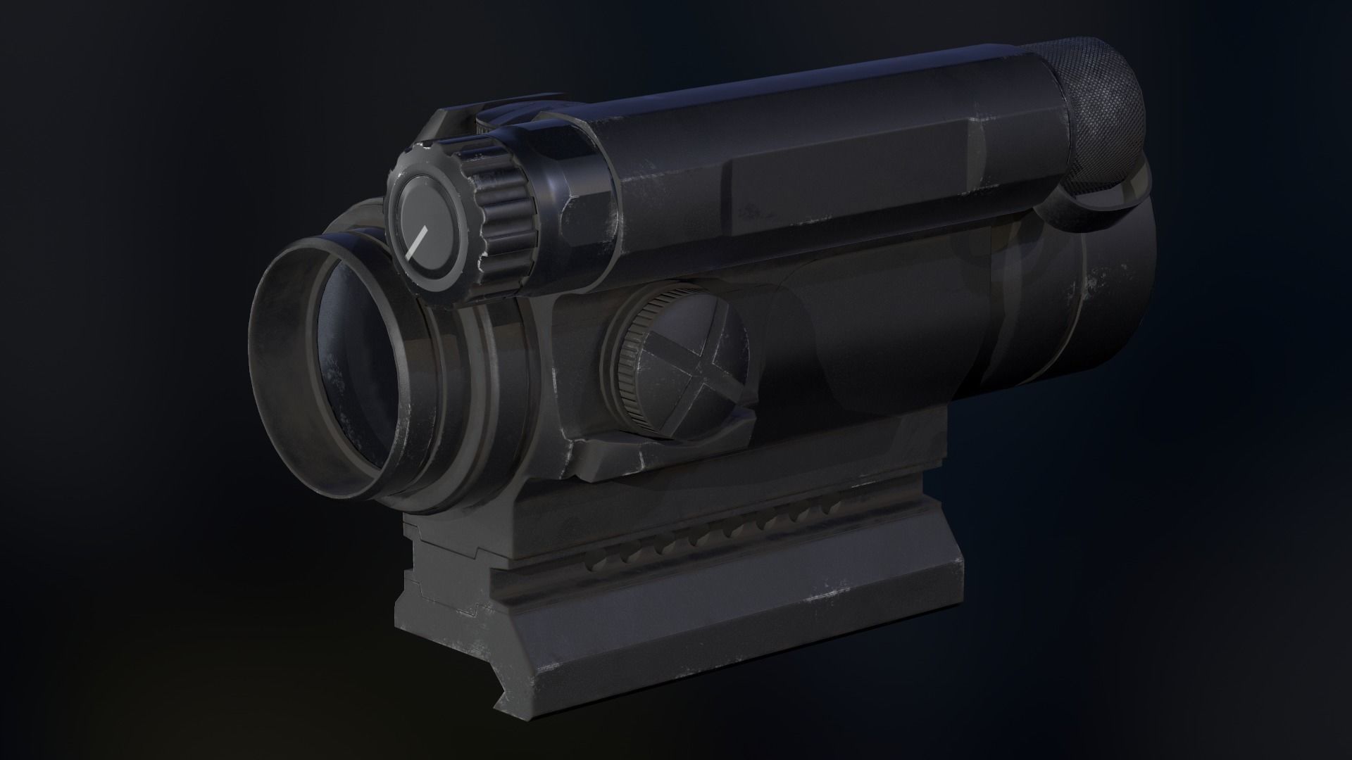 Weapon Attachments - Vol 01 - UE4 Game Ready Low-poly 3D model_3