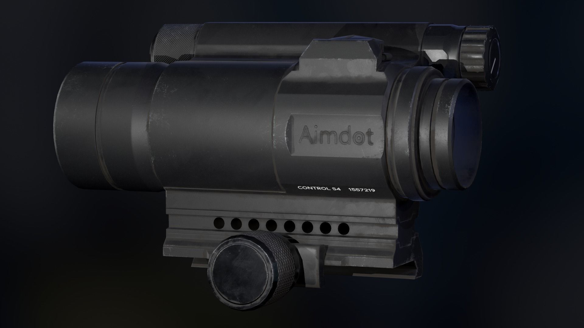 Weapon Attachments - Vol 01 - UE4 Game Ready Low-poly 3D model_6