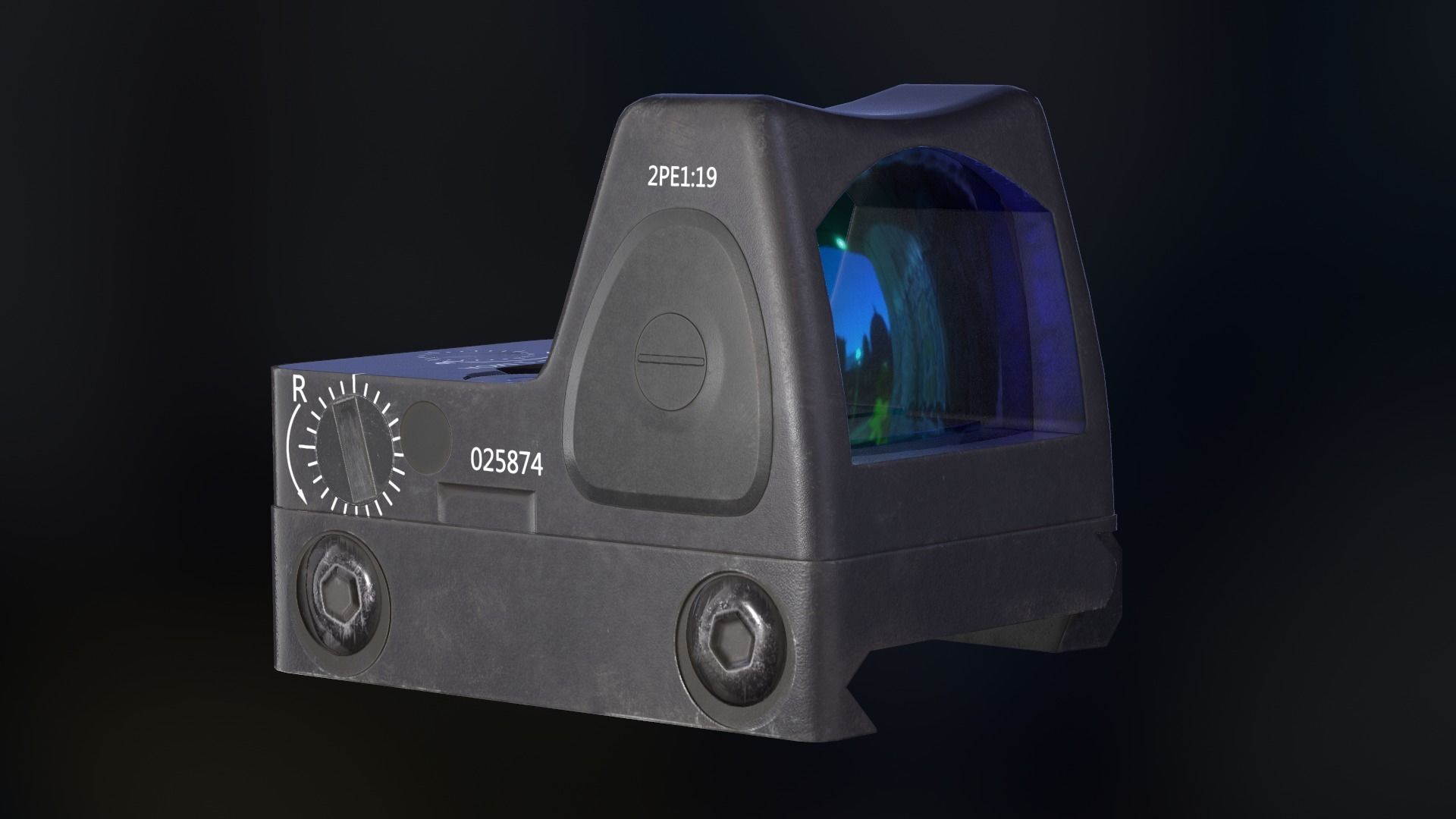 Weapon Attachments - Vol 01 - UE4 Game Ready Low-poly 3D model_7