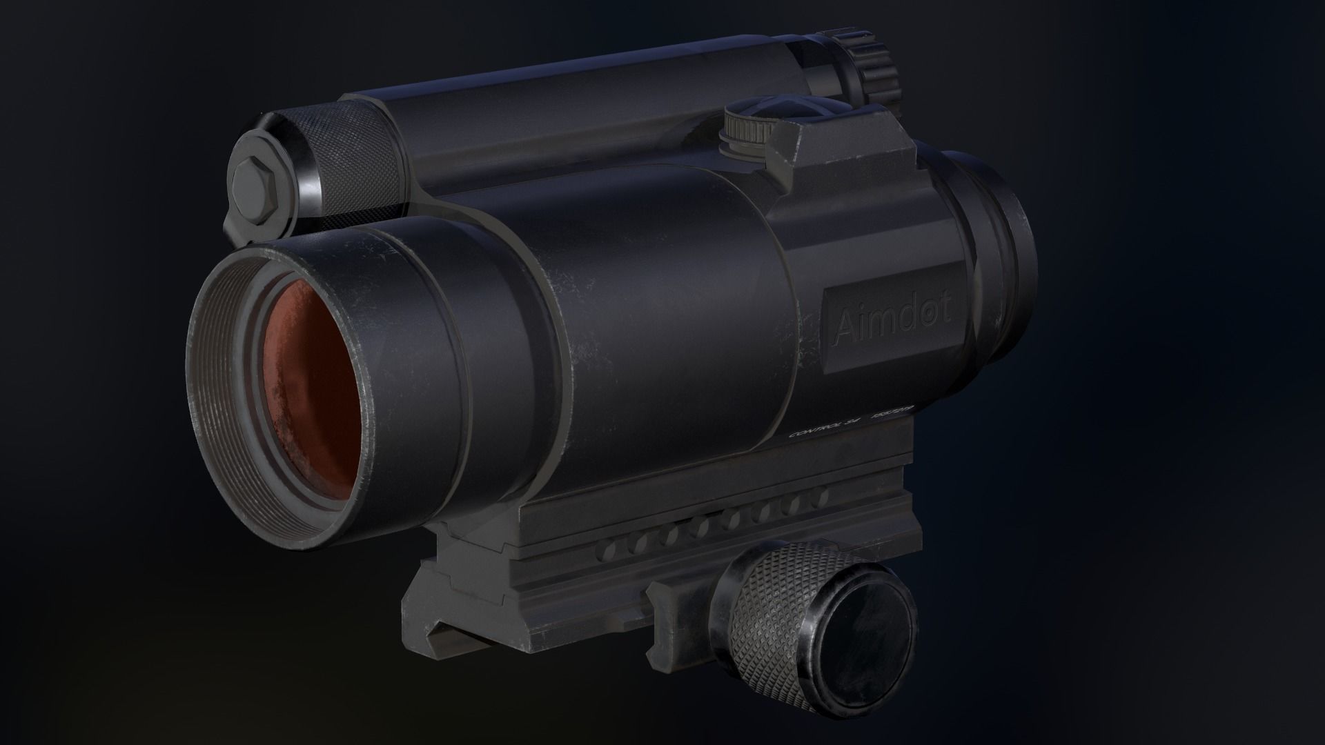 Weapon Attachments - Vol 01 - UE4 Game Ready Low-poly 3D model_5