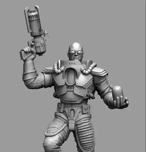 Mr Freeze Batman Custom Fan Art PRINT 3D print model