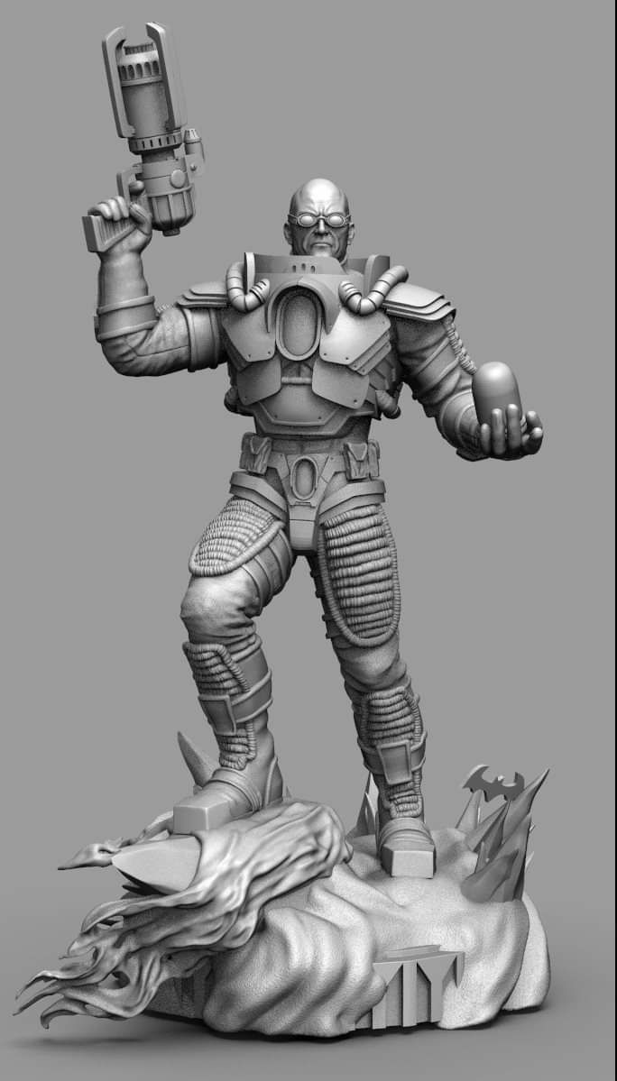 Mr Freeze Batman Custom Fan Art PRINT 3D print model_1