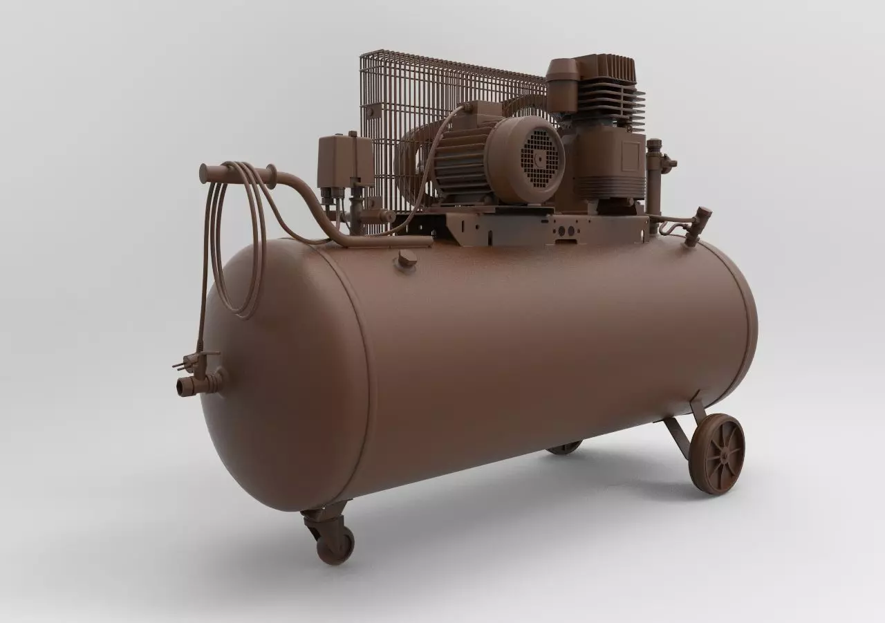 compressor air 3D print model_0