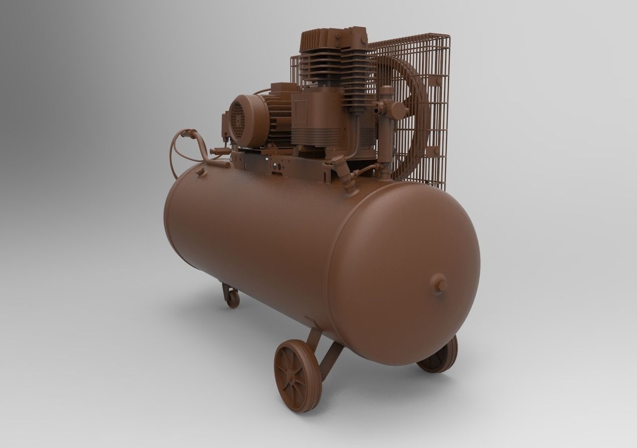 compressor air 3D print model_2