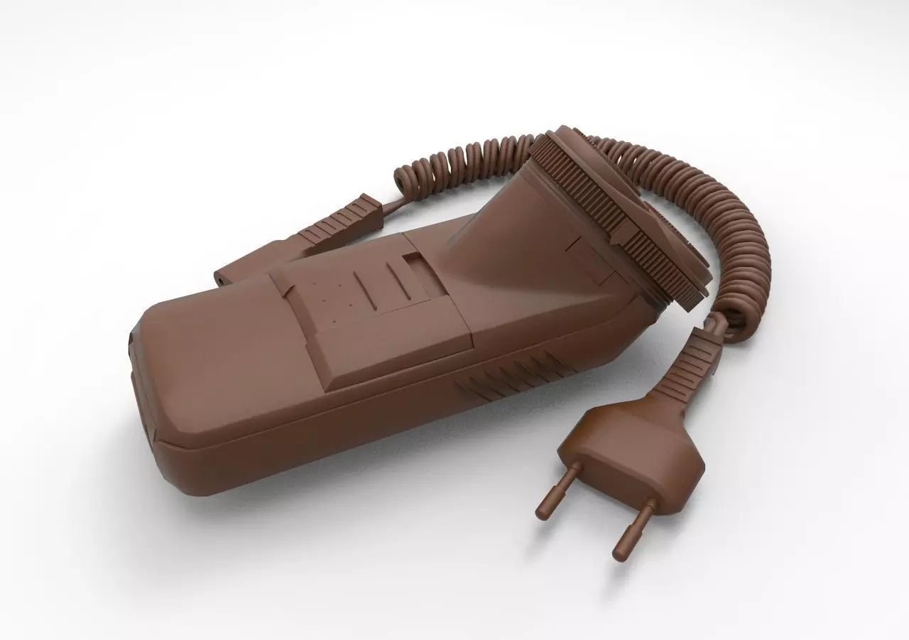 razor device with cord 3D print model_0