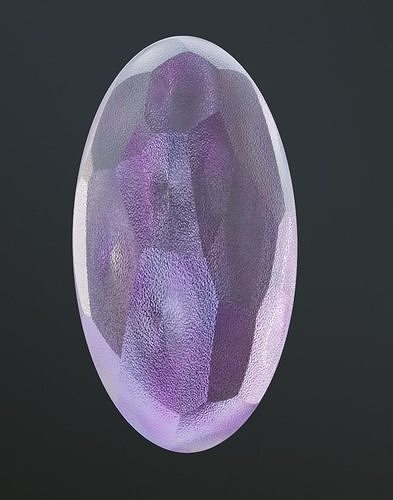  3D Crystal from cave Low-poly 3D model