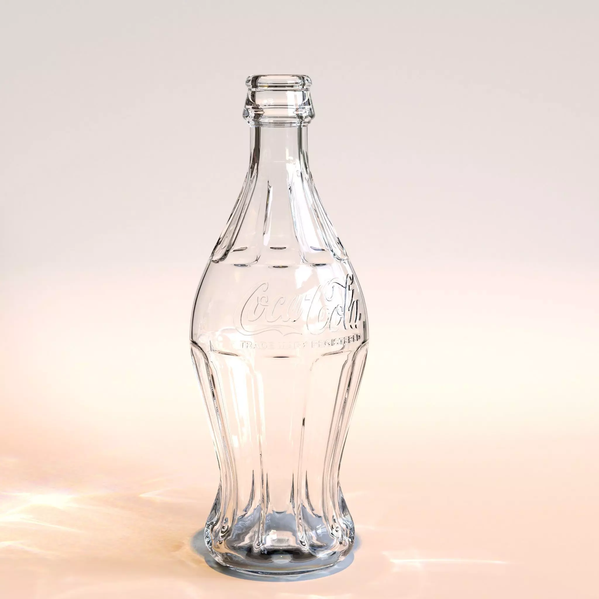 Coca Cola 1915 bootle 3D model_0