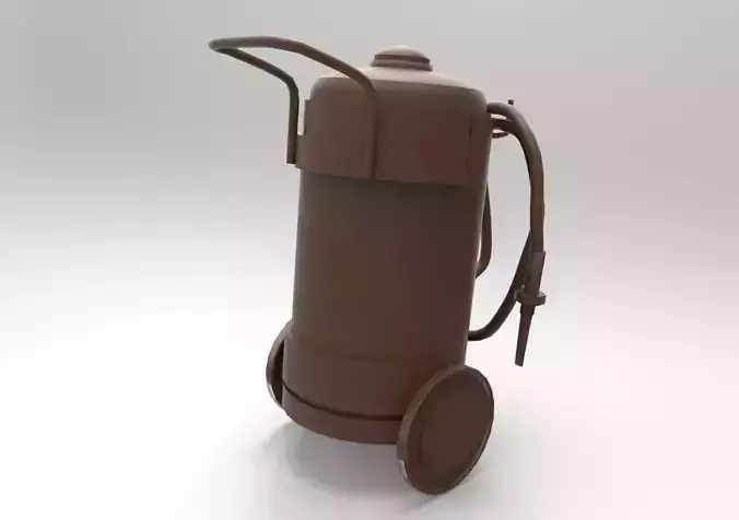 balloon fire extinguisher 3D print model
