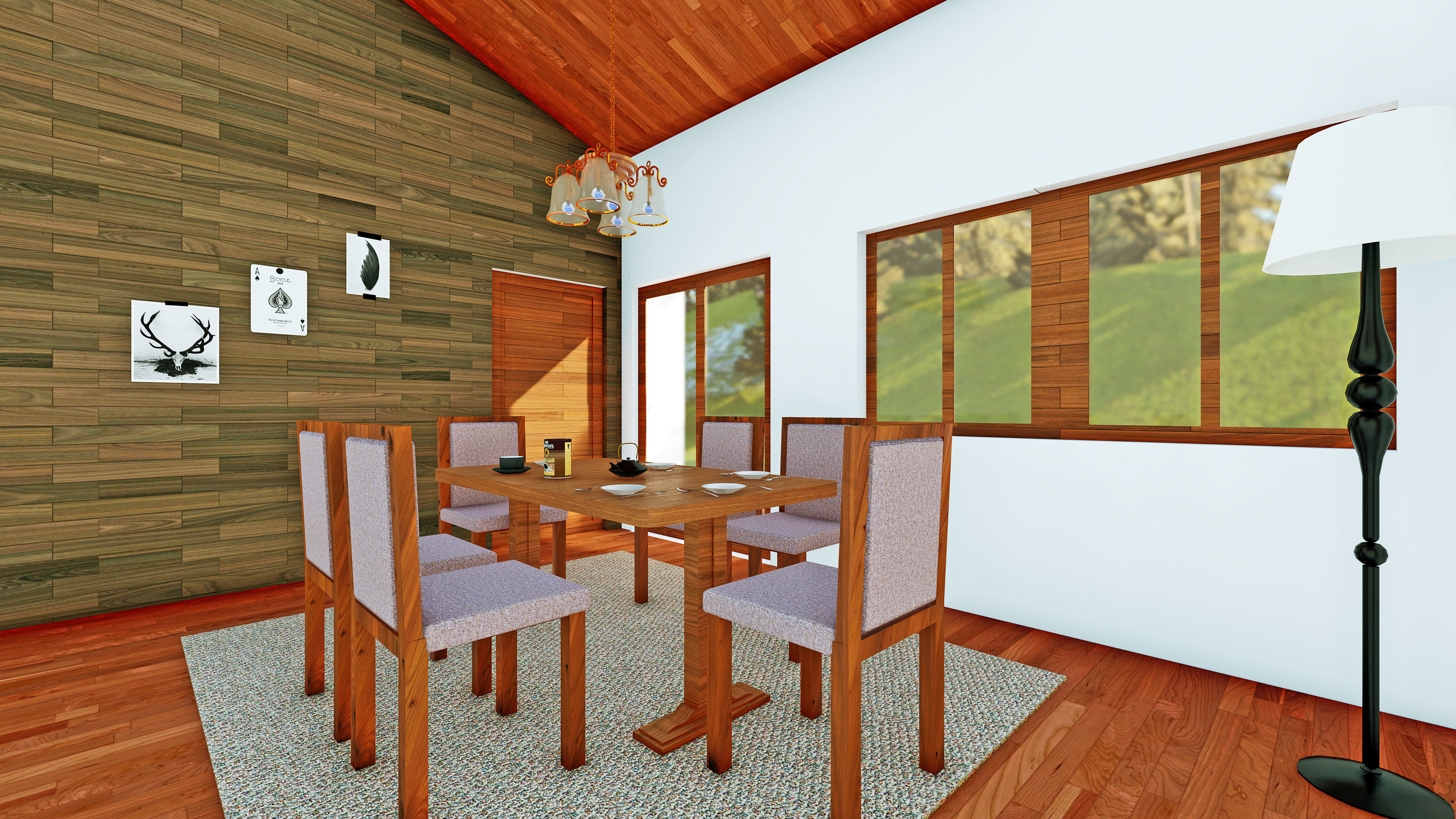 House Interior and Exterior  3D model_4