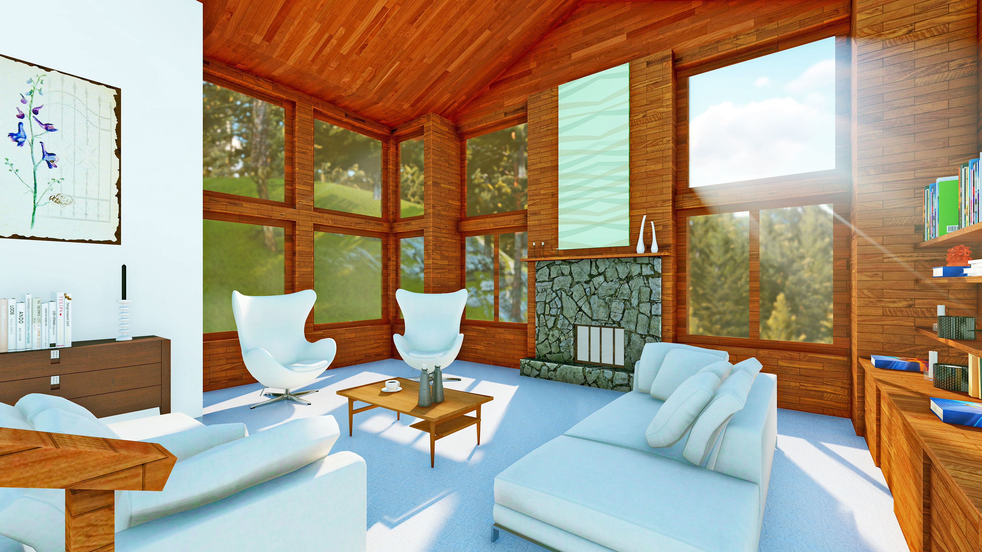 House Interior and Exterior  3D model_3