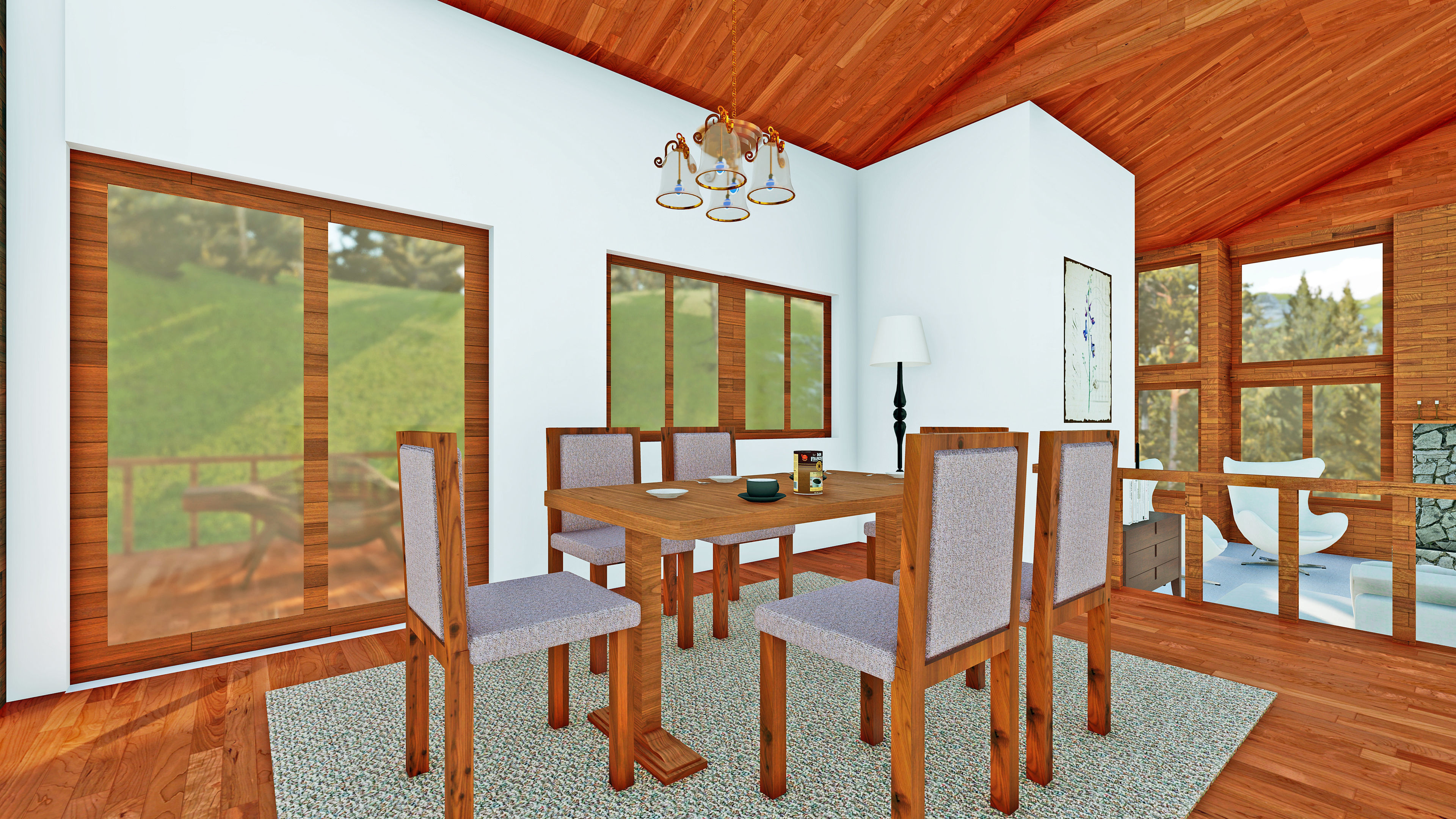 House Interior and Exterior  3D model_5