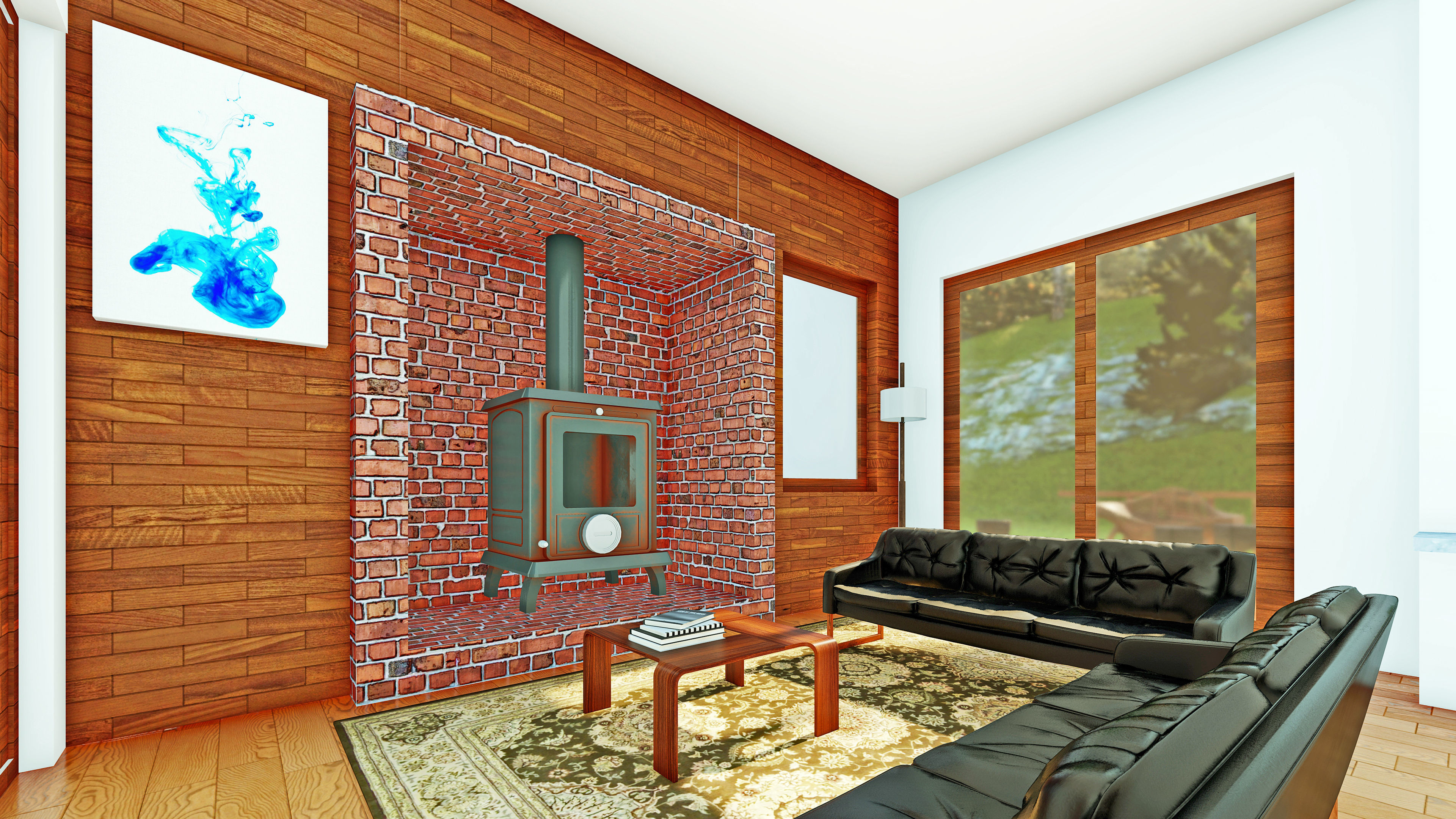 House Interior and Exterior  3D model_6