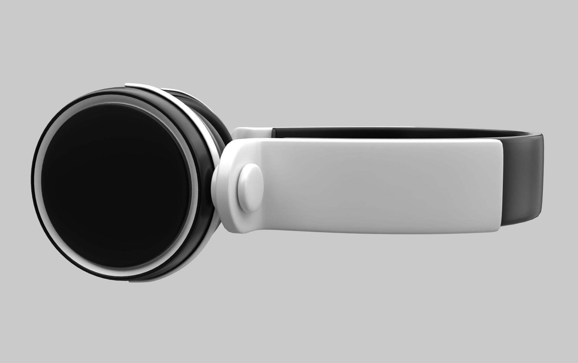 Headphones headphone Low-poly 3D model_11