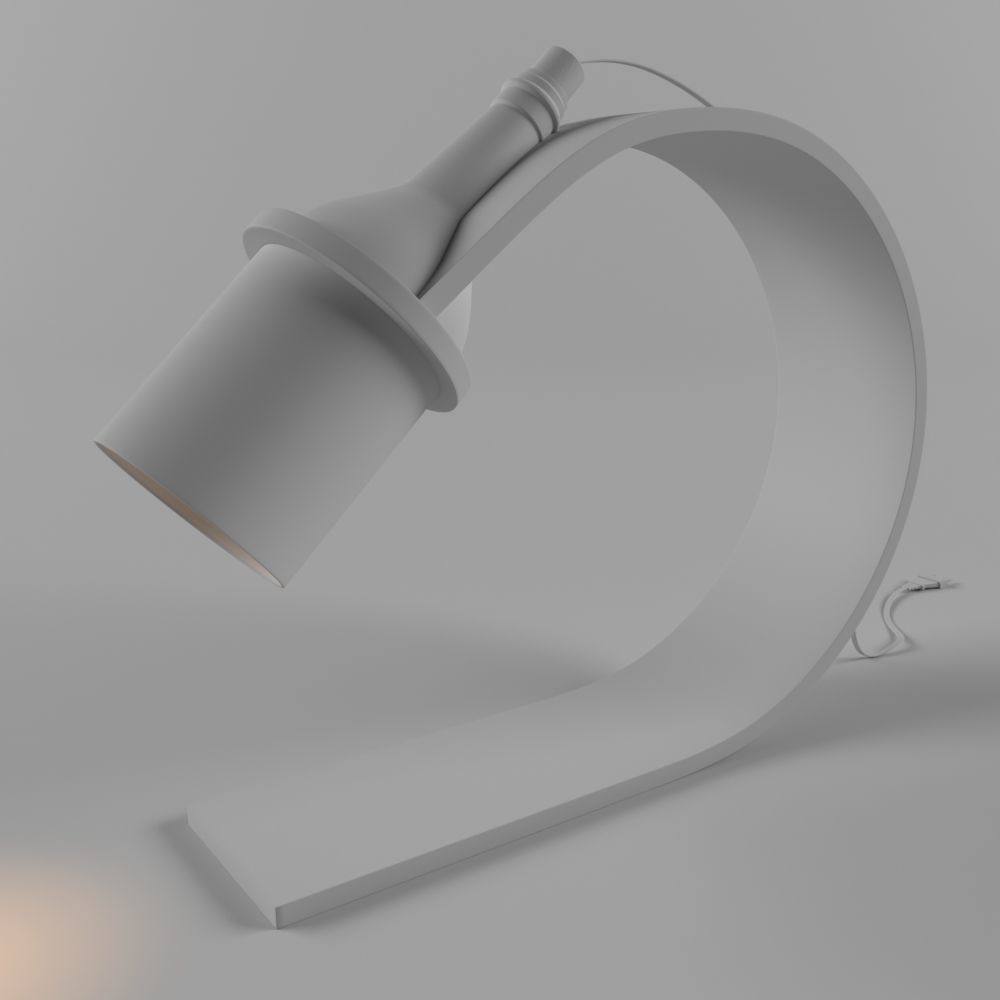 Bottle Light 3D model_1