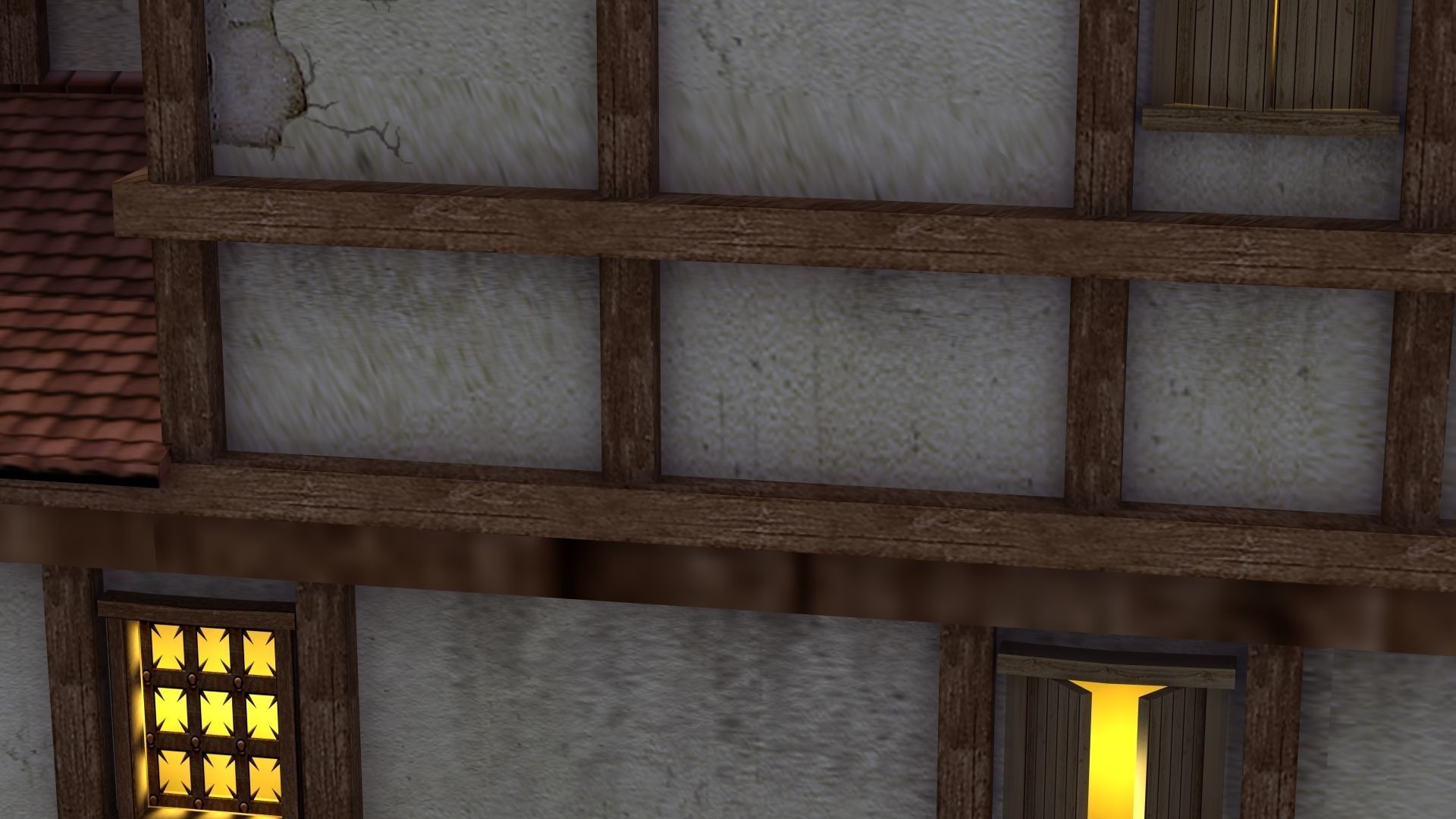 Small Ancient Apartment Low-poly 3D model_22