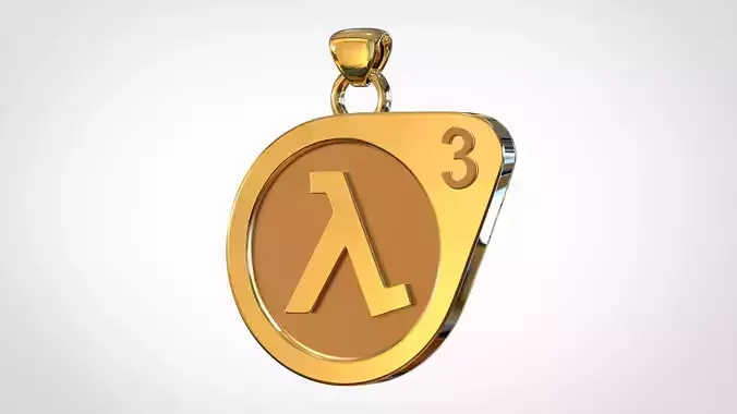 Half-Life 3 Logo Pendant