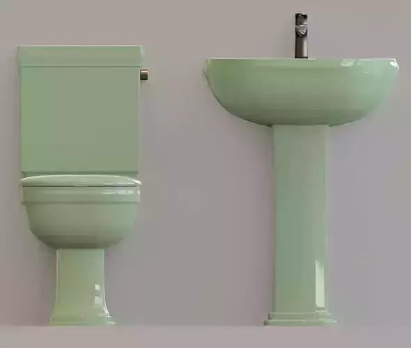 Toilet and washing Basin sets