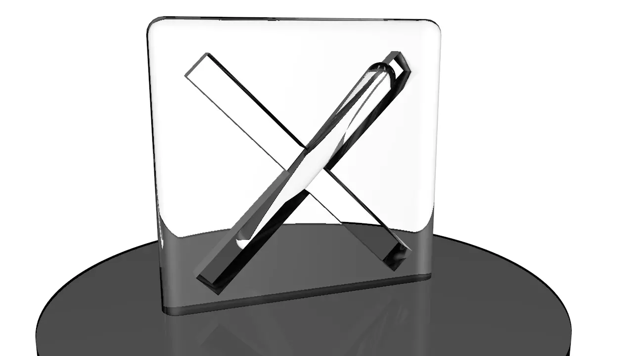 Cool Glass Satisfying Looping Animation Low-poly 3D model