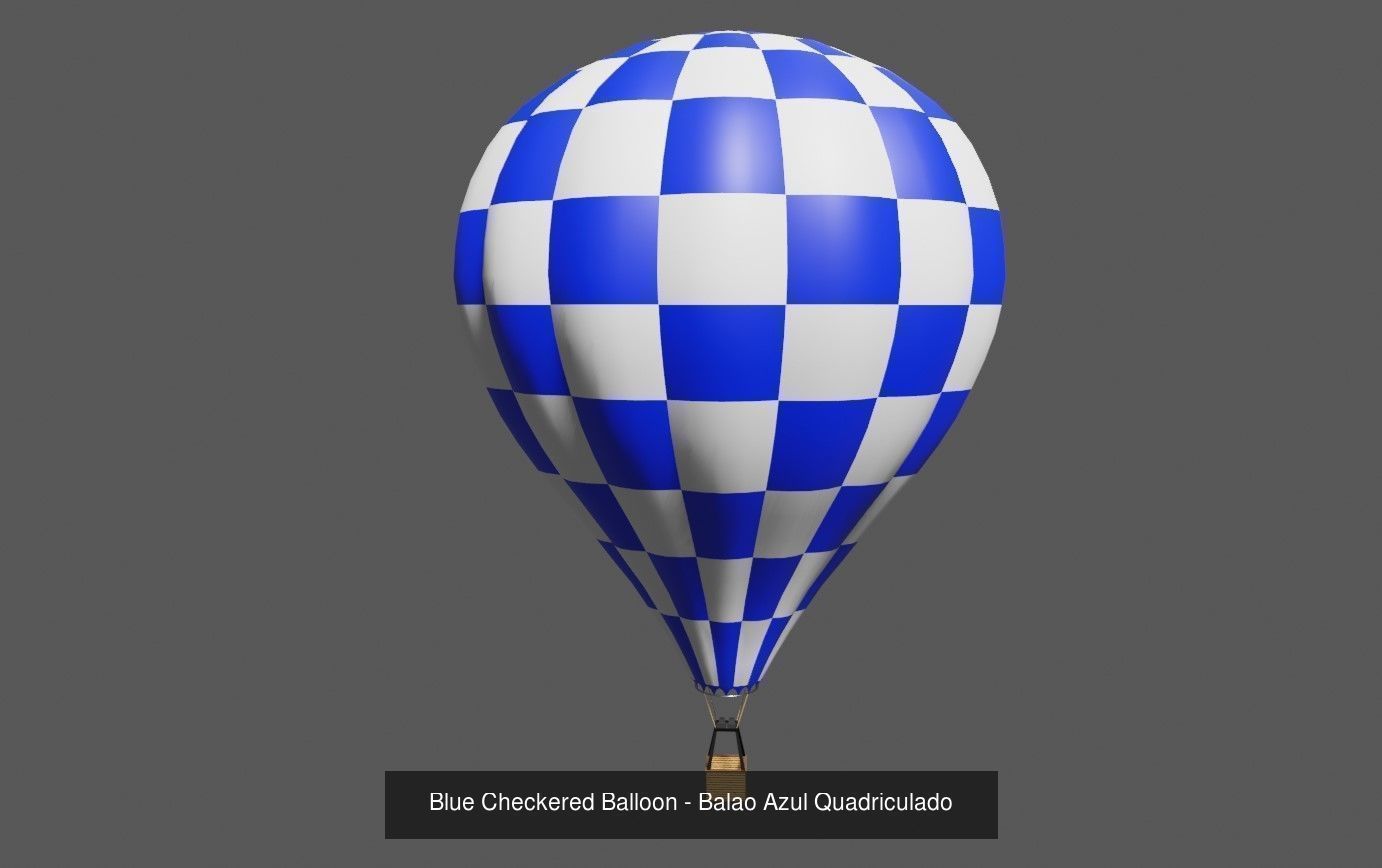 Balloon Full Pack - Pacote de Baloes 3D Model Collection_4
